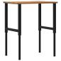 Preview: Werkbank Hellbraun 80x60x(71,5-98) cm Massivholz Eiche