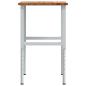 Preview: Werkbank Hellbraun 80x60x(71,5-98) cm Massivholz Eiche