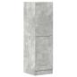 Preview: Küchenschrank Betongrau 38x41,5x131,5 cm Holzwerkstoff