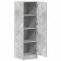 Preview: Küchenschrank Betongrau 38x41,5x131,5 cm Holzwerkstoff