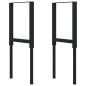 Preview: Werkbank 80x60x(71,5-98) cm Massivholz Eiche