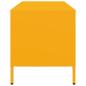 Preview: TV-Schrank Senfgelb 101,5x39x43,5 cm Kaltgewalzter Stahl