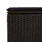 Preview: 6-tlg. Garten-Sofagarnitur mit Kissen Schwarz Poly Rattan