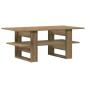 Preview: Couchtisch Artisan-Eiche 102x55x42 cm Holzwerkstoff