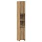 Preview: Badschrank Artisan-Eiche 30x30x183,5 cm Holzwerkstoff