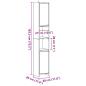 Preview: Badschrank Artisan-Eiche 30x30x183,5 cm Holzwerkstoff
