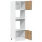 Preview: Mikrowellenschrank Artisan-Eiche 60x57x207 cm Holzwerkstoff