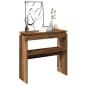 Preview: Konsolentisch Altholz-Optik 80x30x80 cm Holzwerkstoff