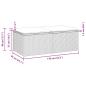 Preview: 2-tlg. Garten-Sofagarnitur mit Kissen Schwarz Poly Rattan