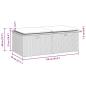 Preview: 2-tlg. Garten-Sofagarnitur mit Kissen Beige Poly Rattan Akazie
