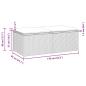 Preview: 2-tlg. Garten-Sofagarnitur mit Kissen Braun Poly Rattan Akazie