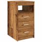 Preview: Schubladenschrank Altholz-Optik 40x50x76 cm Holzwerkstoff