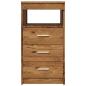 Preview: Schubladenschrank Altholz-Optik 40x50x76 cm Holzwerkstoff