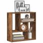 Preview: ARDEBO.de - Wandregal Altholz-Optik 45x16x45 cm Holzwerkstoff