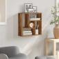 Preview: Wandregal Altholz-Optik 45x16x45 cm Holzwerkstoff