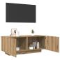 Preview: TV-Schrank mit LED-Leuchten Artisan-Eiche 100x35x40 cm