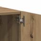 Preview: TV-Schrank mit LED-Leuchten Artisan-Eiche 100x35x40 cm