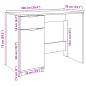 Preview: Schreibtisch Altholz-Optik 100x50x75 cm Holzwerkstoff
