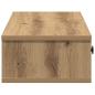 Preview: Wandregal mit Schubladen Artisan-Eiche 60x25x15cm Holzwerkstoff