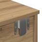 Preview: Wandregal mit Schubladen Artisan-Eiche 60x25x15cm Holzwerkstoff