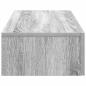 Preview: Wandregal mit Schubladen Grau Sonoma 80x33x17 cm Holzwerkstoff