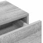 Preview: Wandregal mit Schubladen Grau Sonoma 80x33x17 cm Holzwerkstoff