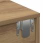 Preview: Wandregal mit Schubladen Artisan-Eiche 100x36x19 cm