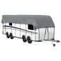 Preview: Dachplane für Wohnwagen Grau 900x300 cm Vliesstoff