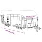 Preview: Dachplane für Wohnwagen Grau 900x300 cm Vliesstoff
