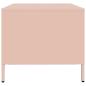 Preview: Couchtisch Rosa 101,5x50x43,5 cm Kaltgewalzter Stahl
