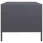 Preview: Couchtisch Anthrazit 101,5x50x43,5 cm Kaltgewalzter Stahl