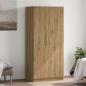 Preview: ARDEBO.de - Kleiderschrank Artisan-Eiche 90x52x200 cm Holzwerkstoff