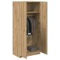 Preview: Kleiderschrank Artisan-Eiche 90x52x200 cm Holzwerkstoff