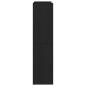 Preview: Schuhregal Schwarz 60x25x100 cm Holzwerkstoff
