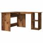 Preview: Eckschreibtisch Altholz-Optik 120x140x75 cm Holzwerkstoff