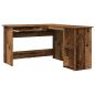 Preview: Eckschreibtisch Altholz-Optik 120x140x75 cm Holzwerkstoff