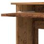 Preview: Eckschreibtisch Altholz-Optik 120x140x75 cm Holzwerkstoff