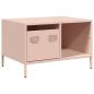 Preview: Couchtisch Rosa 68,5x50x43,5 cm Kaltgewalzter Stahl