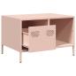 Preview: Couchtisch Rosa 68,5x50x43,5 cm Kaltgewalzter Stahl