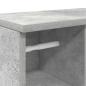 Preview: Badezimmerschrank mit Rollenhalter Betongrau 39x22x90 cm
