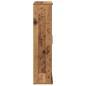 Preview: Badezimmerschrank mit Rollenhalter Altholz-Optik 39x22x90 cm