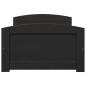 Preview: Tagesbett mit 2 Schubladen ohne Matratze IRUN Schwarz 90x200cm