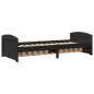 Preview: Tagesbett mit 2 Schubladen ohne Matratze IRUN Schwarz 90x200cm