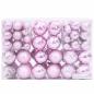 Preview: Weihnachtskugeln 100 Stk. Rosa Ø3/4/6 cm