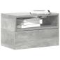 Preview: ARDEBO.de - Wand-Nachttisch Betongrau 45x26x28,5 cm