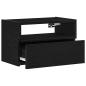 Preview: Wand-Nachttische 2 Stk. Schwarz 45x26x28,5 cm