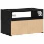 Preview: Wand-Nachttische 2 Stk. Schwarz 45x26x28,5 cm