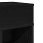 Preview: Nachttisch mit Schublade Schwarz 25x31x66 cm