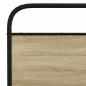 Preview: Metallbett ohne Matratze Sonoma-Eiche 150x200 cm