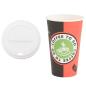 Preview: Pappbecher mit Deckeln 1000 Stk. 16oz 400ml